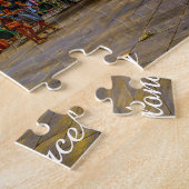 Barcelona Street Scene. Jigzaag Puzzle Legpuzzel (Zijkant)