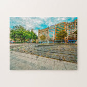 Barcelona Street Scene. Legpuzzel (Horizontaal)