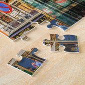 Barcelona Street Scene. Legpuzzel (Zijkant)