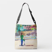 Barcelona-tas/benedenpark Crossbody Tas (Achterkant)