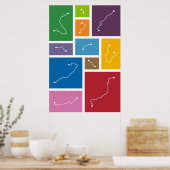 Barcelona - Transit Paletten Poster (Keuken)
