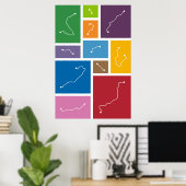 Barcelona - Transit Paletten Poster (Thuiskantoor)