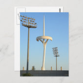 Barcelona-tv-toren Briefkaart (Voorkant / Achterkant)
