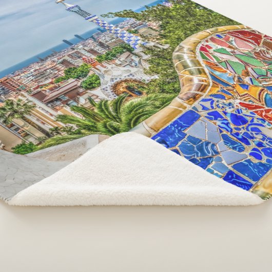 Barcelona Unique Shabby Chic Modern Sherpa Deken (3/4)