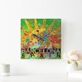 Barcelona Vierkante Klok (Huis)