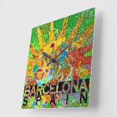 Barcelona Vierkante Klok (Hoek)