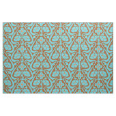 Barcelona Wall Flowers Copper en Turquoise Stof (Fat Quarter)
