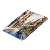 Barcelona waterverf kunst magneet (Linkerzijde)