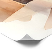 Barcelona waterverf kunst poster (Hoek)