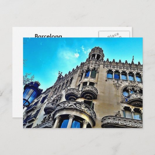 Barcelona zonder titel briefkaart (Voorkant / Achterkant)