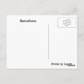 Barcelona zonder titel briefkaart (Achterkant)