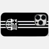 Barcelona Zwart & Wit Stripes Hoesje (Achterkant (horizontaal))