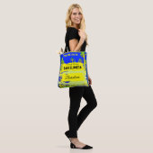 Barceloneta, Barcelona stijl tas-donkerblauw Tote Bag (Op model)