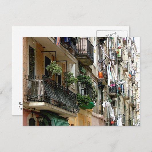 Barceloneta Briefkaart (Voorkant / Achterkant)