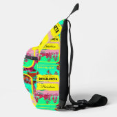 Barceloneta groene reistas over de schouder -groen sling bag (Rechts)