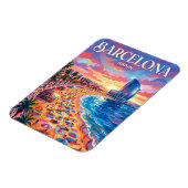 Barceloneta-strand Spanje Magneet (Linkerzijde)