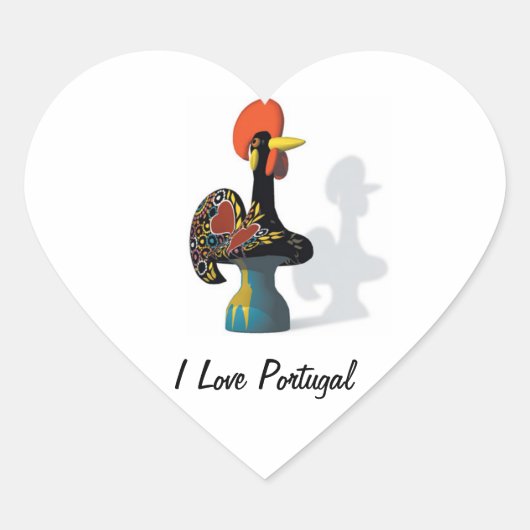 Barcelos haan Sticker (Voorkant)