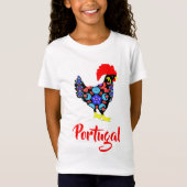 Barcelos Rooster Nationaal Emblem T-shirt (Voorkant)