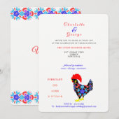 Barcelos Rooster Portugees Nationaal Embleem Kaart (Voorkant / Achterkant)