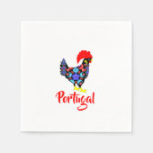 Barcelos Rooster Portugees Nationaal Embleem Servetten (Voorkant)