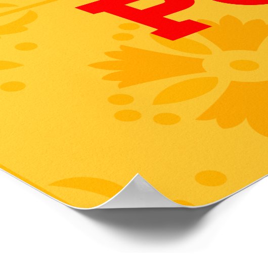 Barcelos Rooster Poster (Hoek)