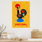 Barcelos Rooster Poster (Keuken)
