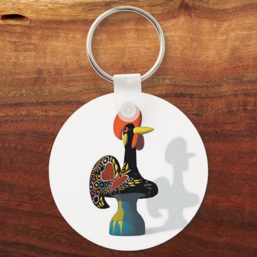 Barcelos Rooster Sleutelhanger (Voorkant)