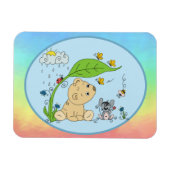 Bärchen im Regen Magneet (Horizontaal)