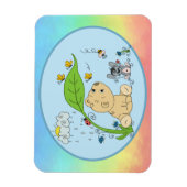 Bärchen im Regen Magneet (Verticaal)