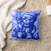 Bärchen Rehkitz Weihnachten Christmas Kussen (Deken)