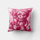 Bärchen Rehkitz Weihnachten Christmas Kussen (Achterkant)