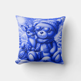 Bärchen Rehkitz Weihnachten Christmas Kussen