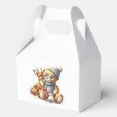 Bärchen und sein Rehkitz im Schnee Bedankdoosjes (Voorkant)