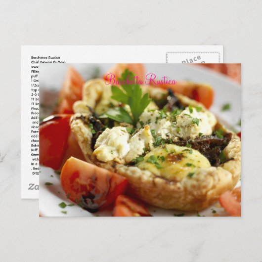 Barchetta Rustica Briefkaart (Voorkant / Achterkant)