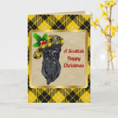 Barclay Badge & Tartan Persoonlijke mas Kaart (Gele Bloem)