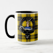 Barclay Clan Badge & Tartan Combo 15oz Mok (Links)