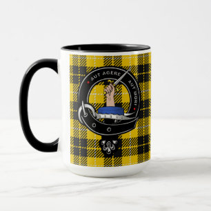 Barclay Clan Badge & Tartan Combo 15oz Mok