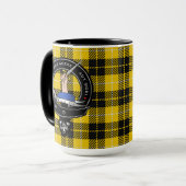 Barclay Clan Badge & Tartan Combo 15oz Mok (Voorkant links)