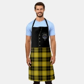 Barclay Clan Badge & Tartan Kilt Schort (Gedragen)