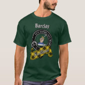 Barclay Clan Badge & Tartan T-Shirt (Voorkant)