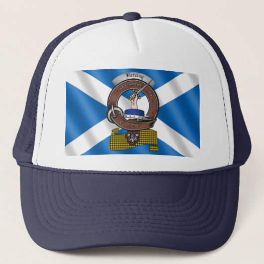 Barclay Clan Badge Trucker Hat Trucker Pet (Voorkant)