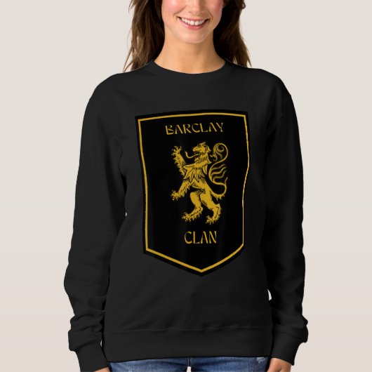 Barclay Clan Schotse Leeuw Highland Badge Trui (Voorkant)