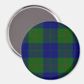 Barclay clan tartan blauwe groene vleid magneet (Voorkant / Achterkant)