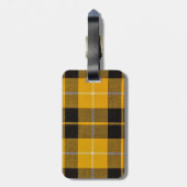 Barclay Dress Clan Tartan With Monogram Bagagelabel (Achterkant verticaal)