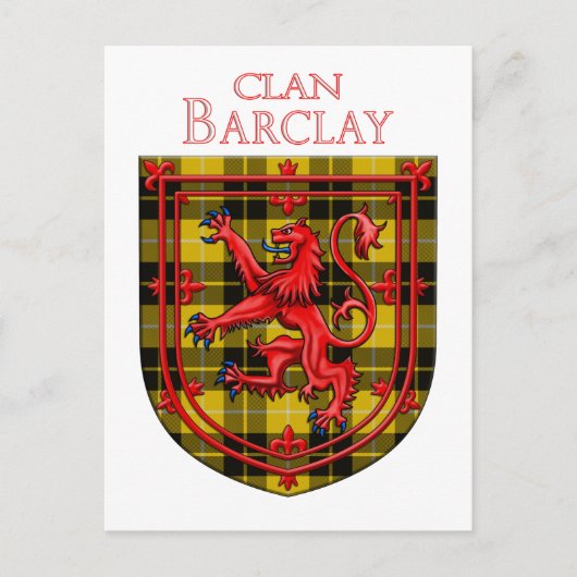 Barclay Dress Tartan Scottish Pset Briefkaart (Voorkant)