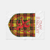 Barclay Dress Tartan Scottish Pset Fleece Deken (Voorkant (Horizontaal))