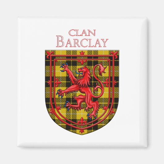 Barclay Dress Tartan Scottish Pset Magneet (Voorkant)