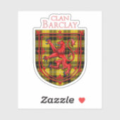 Barclay Dress Tartan Scottish Pset Sticker (Vel)