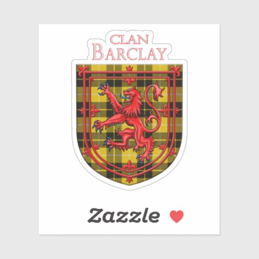 Barclay Dress Tartan Scottish Pset Sticker (Vel)