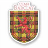 Barclay Dress Tartan Scottish Pset Sticker (Voorkant)